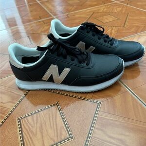 New Balance Women’s Black/Gold Sneakers, Size 9 U.S.